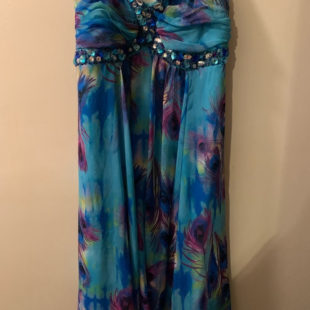 Deb Turquoise Formal Dress